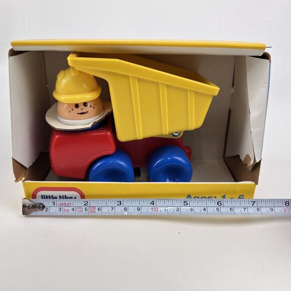 LITTLE TIKES Toddle Totmobiles Vehicles Dump Truck Construction 0045 VTG 90s USA - Picture 8 of 9